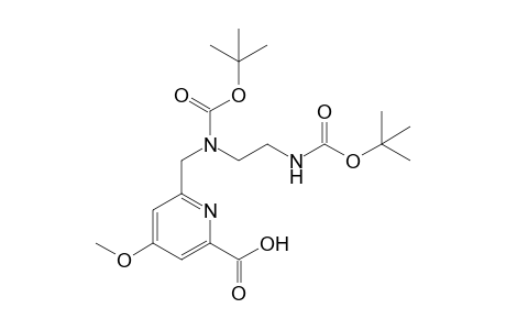 2-(N-{2-[(tert-Butoxycarbonyl)amino]ethyl}-N-(tert-butoxycarbonyl)aminomethyl)-4-methoxypyridine-6-carboxylic acid