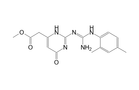 2-[2-[(E)-[amino-(2,4-dimethylanilino)methylene]amino]-4-keto-1H-pyrimidin-6-yl]acetic acid methyl ester