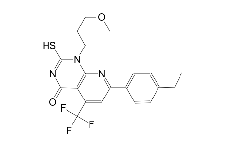 pyrido[2,3-d]pyrimidin-4(1H)-one, 7-(4-ethylphenyl)-2-mercapto-1-(3-methoxypropyl)-5-(trifluoromethyl)-
