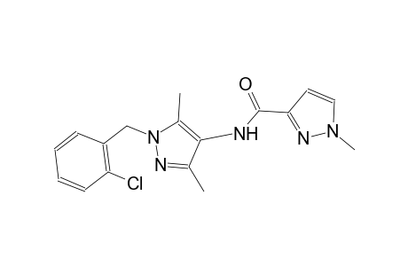 N-[1-(2-chlorobenzyl)-3,5-dimethyl-1H-pyrazol-4-yl]-1-methyl-1H-pyrazole-3-carboxamide