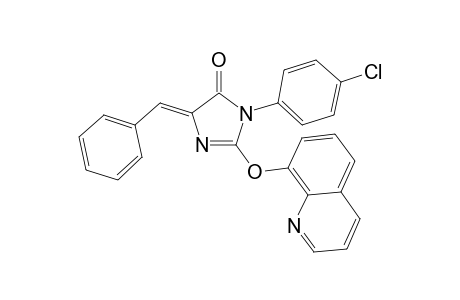 5-Benzylidene-3-(4-chlorophenyl)-2-(8-quinolinoxy)-4H-imidazolin-4-one