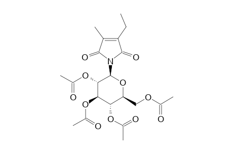 2-ETHYL-3-METHYLMALEIMIDE-2,3,4,6-TETRAACETYL-N-BETA-D-GLUCOPYRANOSIDE