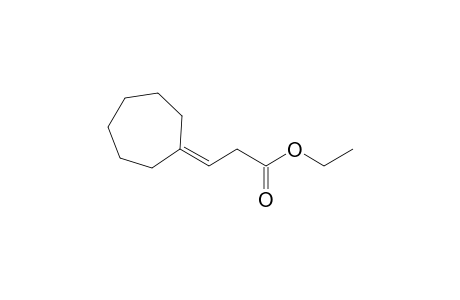 Ethyl 3-cycloheptylidenepropanoate