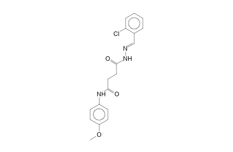 4-[(2E)-2-(2-Chlorobenzylidene)hydrazino]-N-(4-methoxyphenyl)-4-oxobutanamide