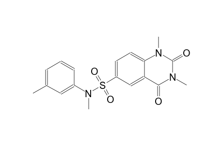 N,1,3-trimethyl-N-(3-methylphenyl)-2,4-dioxo-1,2,3,4-tetrahydro-6-quinazolinesulfonamide