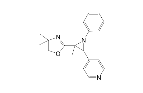 4-[3-(4,4-Dimethyl-4,5-dihydrooxazol-2-yl)-3-methyl-1-phenylaziridin-2-yl]pyridine