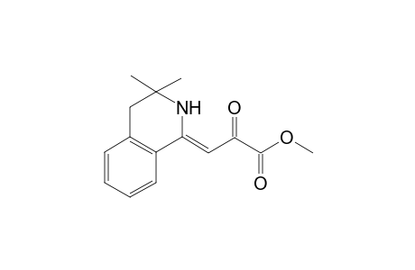 (3Z)-3-(3,3-dimethyl-2,4-dihydroisoquinolin-1-ylidene)-2-keto-propionic acid methyl ester