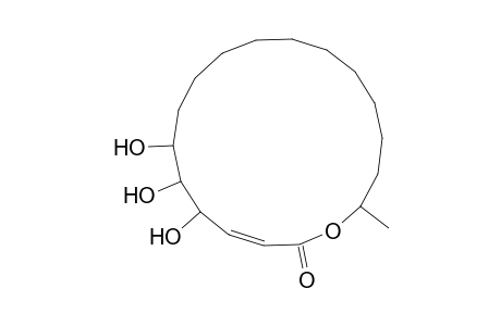 Oxacyclooctadec-3-en-2-one, 5,6,7-trihydroxy-18-methyl-