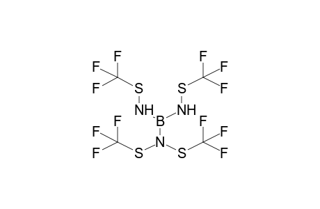 BIS(N-TRIFLUOROMETHYLSULPHENYLAMINO)-N',N'-BIS(TRIFLUOROMETHYLSULPHENYL)AMINOBORANE