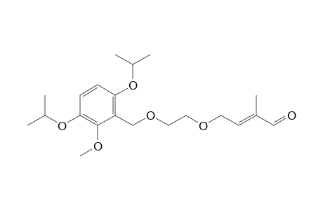 (2E)-4-[2-(3,6-Diisopropoxy-2-methoxybenzyloxy)ethoxy]-2-methylbut-2-enal