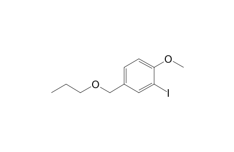 3-Iodo-4-methoxybenzyl alcohol, N-propyl ether