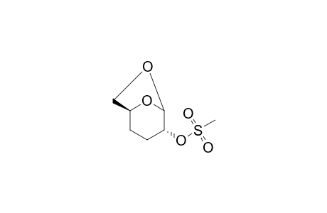 2-O-(Methanesulfonyl)-1,6-anhydro-3,4-dideoxy-.beta.,D-threo-hexopyranose