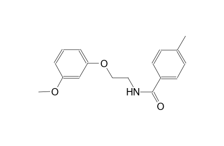benzamide, N-[2-(3-methoxyphenoxy)ethyl]-4-methyl-