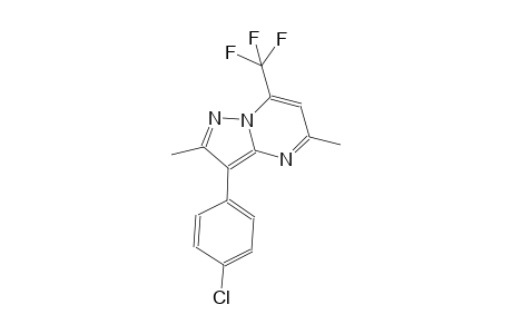 pyrazolo[1,5-a]pyrimidine, 3-(4-chlorophenyl)-2,5-dimethyl-7-(trifluoromethyl)-