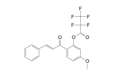 2'-Hydroxy-4'-methoxychalcone, pentafluoropropionate