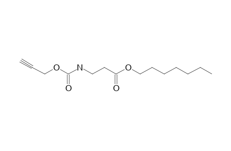 .beta.-Alanine, N-propargyloxycarbonyl-, heptyl ester