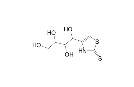 2(3H)-Thiazolethione, 4-(1,2,3,4-tetrahydroxybutyl)-