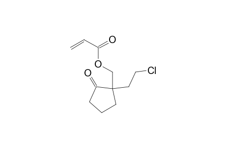2-Acryloyloxymethyl-2-(2'-chloroethyl)cyclopentan-1-one