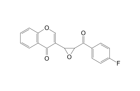 3-[3-(4-fluorobenzoyl)oxiran-2-yl]chromen-4-one