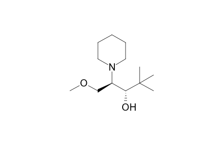 (1S,2R)-1-tert-Butyl-3-methoxy-2-piperidino-1-propanol