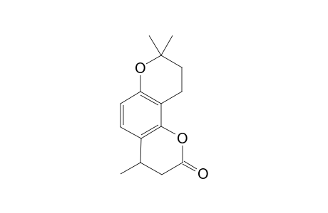 4,8,8-Trimethyl-3,4,9,10-tetrahydro-2H,8H-pyrano[2,3-f]chromen-2-one