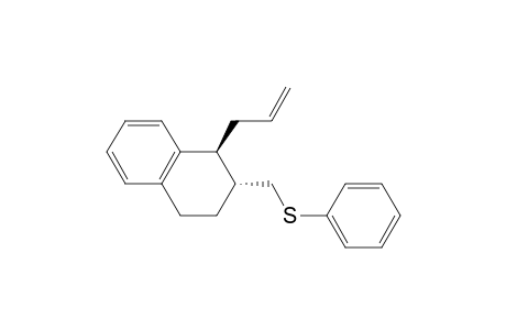 trans-2-((Phenylthio)methyl)-1-(2-propenyl)-1,2,3,4-tetrahydronaphthalene