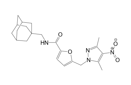 N-(1-adamantylmethyl)-5-[(3,5-dimethyl-4-nitro-1H-pyrazol-1-yl)methyl]-2-furamide