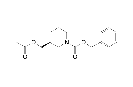 (3S)-Benzyl 3-(Acetoxymethyl)-1-piperidinecarboxylate