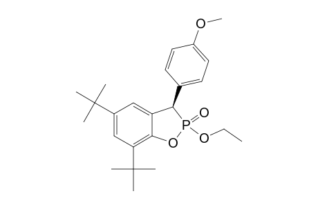 (2R(P)*,3S*)-5,7-DI-TERT.-BUTYL-2-ETHOXY-3-(4-METHOXYPHENYL)-BENZO-[D]-1,2-OXAPHOSPHOLE-2-OXIDE