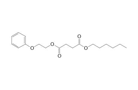 Succinic acid, hexyl 2-phenoxyethyl ester