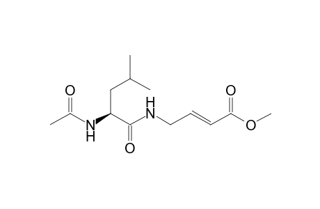 Methyl N-(N'-Acetyl-L-leucyl)-.gamma.-aminocrotonate