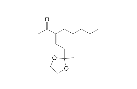 (E)-3-(2-(2-methyl-1,3-dioxolan-2-yl)ethylidene)octan-2-one