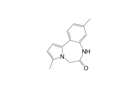 3,9-Dimethyl-5H-pyrrolo[1,2-d][1,4]benzodiazepin-6(7H)-one