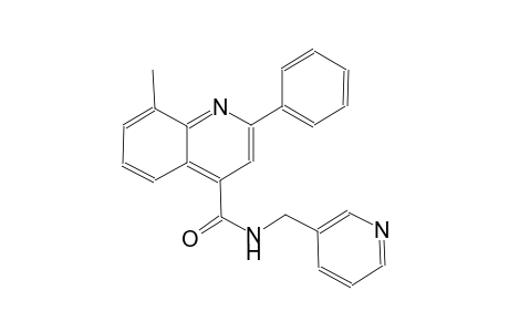 8-methyl-2-phenyl-N-(3-pyridinylmethyl)-4-quinolinecarboxamide