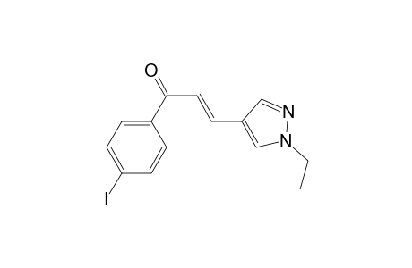 (E)-3-(1-ethyl-4-pyrazolyl)-1-(4-iodophenyl)-2-propen-1-one