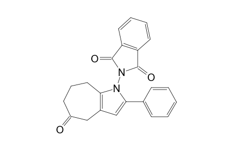 2-(5-oxo-2-phenyl-5,6,7,8-tetrahydrocyclohepta[b]pyrrol-1(4H)-yl)isoindoline-1,3-dione