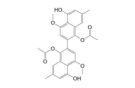 [2,2'-Binaphthalene]-1,1',5,5'-tetrol, 4,4'-dimethoxy-7,7'-dimethyl-, 1,1'-diacetate