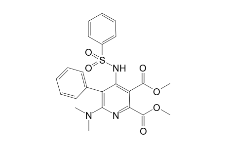 Dimethyl 6-(Dimethylamino)-5-phenyl-4-[(phenylsulfonyl)amino]pyridine-2,3-dicarboxylate