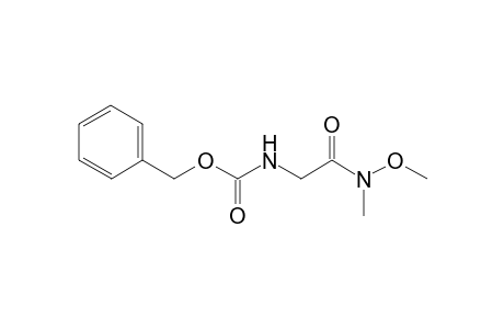 N(.alpha.)-Benzyloxycarbonylglycine N-Methoxy-N-methylamide