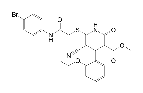 3-pyridinecarboxylic acid, 6-[[2-[(4-bromophenyl)amino]-2-oxoethyl]thio]-5-cyano-4-(2-ethoxyphenyl)-1,2,3,4-tetrahydro-2-oxo-, methyl ester