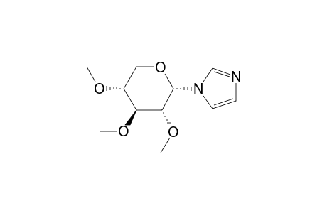 N-(2,3,4-TRI-O-METHYL-ALPHA-D-XYLOPYRANOSYL)-IMIDAZOLE