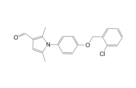 1-{4-[(2-chlorobenzyl)oxy]phenyl}-2,5-dimethyl-1H-pyrrole-3-carbaldehyde