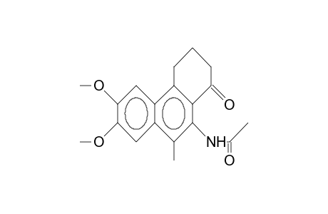 10-Acetylamino-3,4-dihydro-6,7-dimethoxy-9-methyl-phenanthren-1(2H)-one