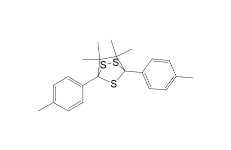 2,3,7-Trithiabicyclo[2.2.1]heptane, 5,5,6,6-tetramethyl-1,4-bis(4-methylphenyl)-