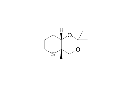 (4aS,8aS)-2,2,4a-trimethyl-6,7,8,8a-tetrahydro-4H-thiopyrano[3,2-d][1,3]dioxin