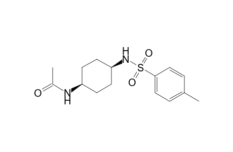 Acetamide, N-[4-[[(4-methylphenyl)sulfonyl]amino]cyclohexyl]-, cis-