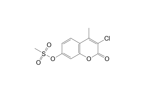 3-Chloro-4-methyl-2-oxo-2H-chromen-7-yl methanesulfonate