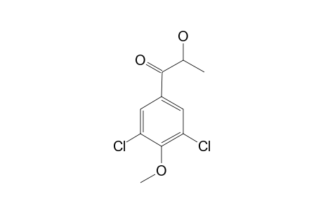 (+/-)-1-(3',5'-DICHLORO-4'-METHOXYPHENYL)-2-HYDROXY-1-PROPANONE