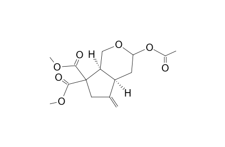 (1S,6R)-4-Acetoxy-9-bis(methoxycarbonyl)-7-methylene-3-oxabicyclo[4.3.0]nonane