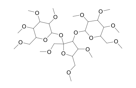 .alpha.-D-Glucopyranoside, O-2,3,4,6-tetra-O-methyl-.alpha.-D-glucopyranosyl-(1.fwdarw.3)-1,4,6-tri-O-methyl-.beta.-D-fructofuranosyl